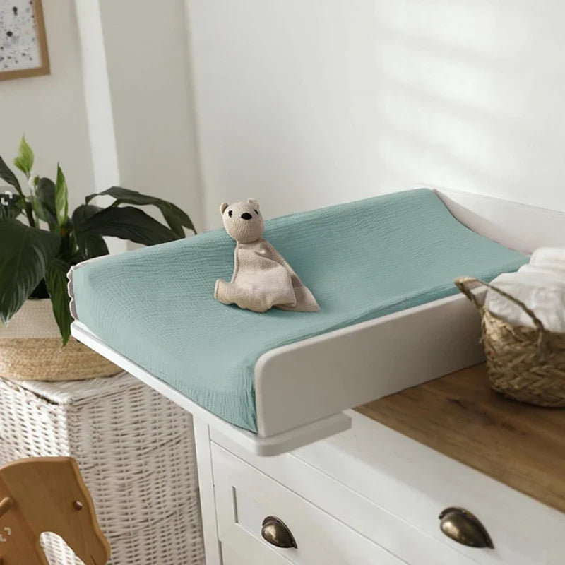 Muslin Changing Pad Cover for Changing Table (Set of 2)