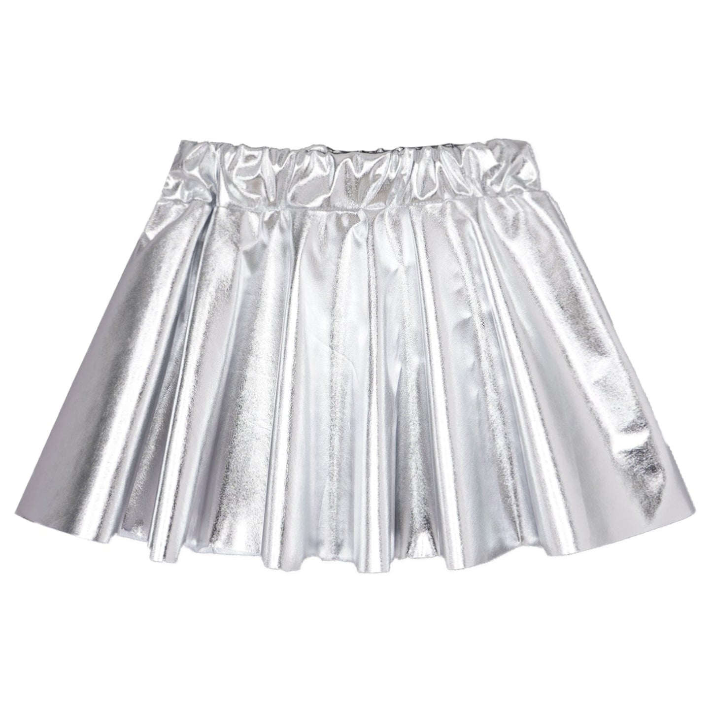 Girls Metallic Pleated Skirt (Age 2-16 YRS)