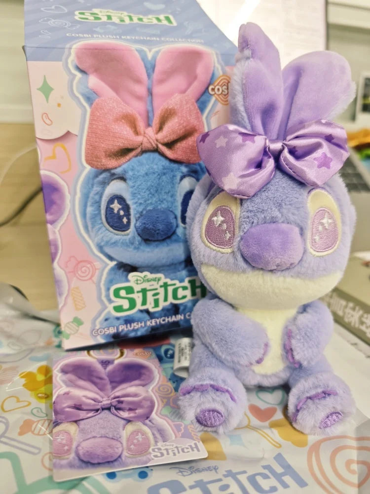 Disney Stitch Cosbi Plush Keychain Blind Box