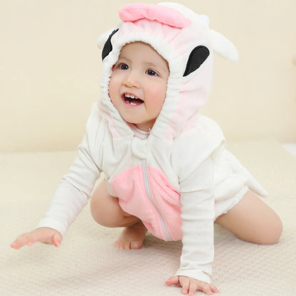 MICHLEY Spring Giraffe Baby Romper Bodysuit Sleeveless Newborn Clothes Infant Toddler Clothing Romper Halloween For Girl Boy