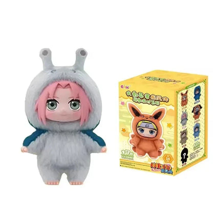 Naruto Beast Party Plush Keychain Blind Box, With box 2