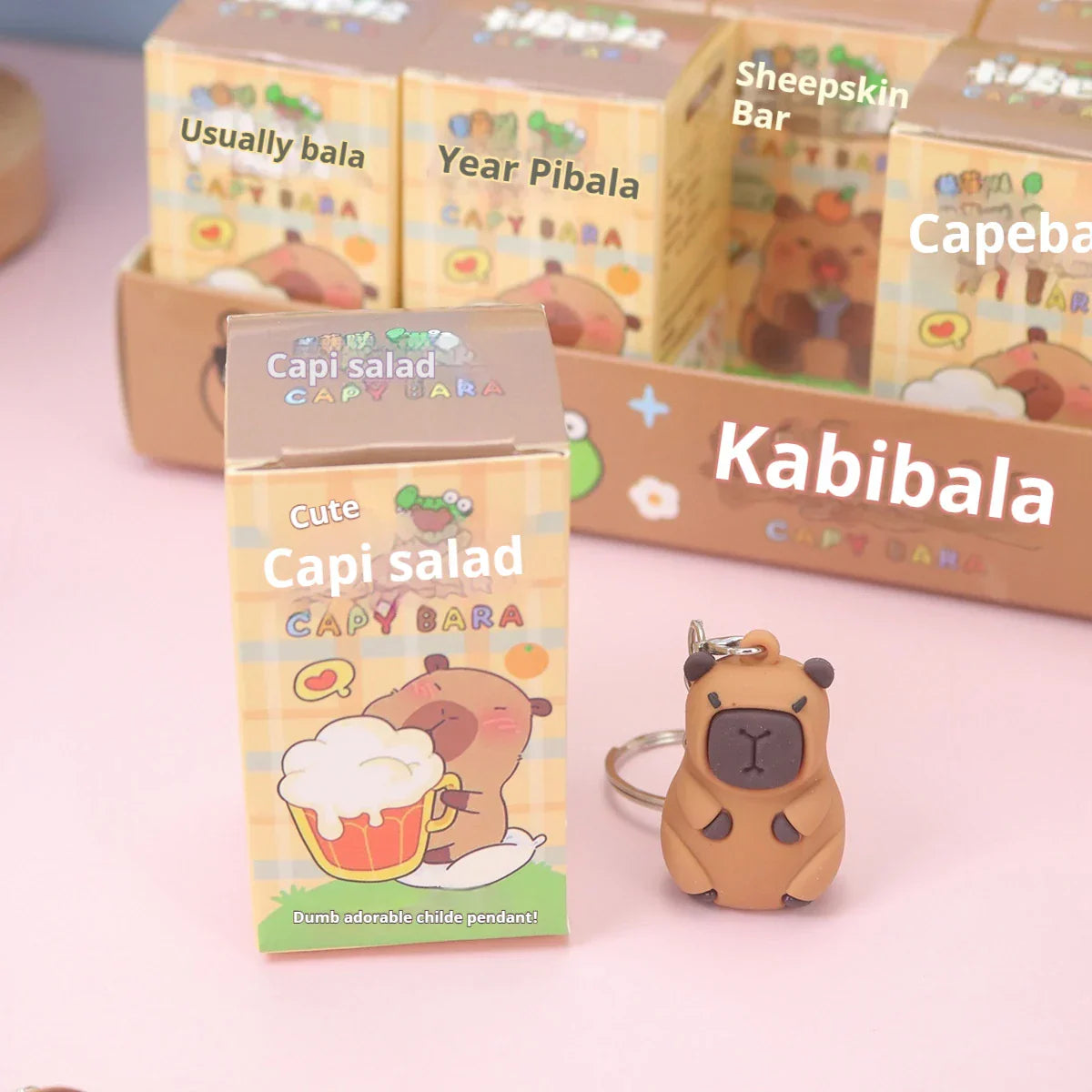 Capybara Blind Box Keychains
