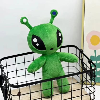 Plush Green Alien Stuffed Toy - 24cm