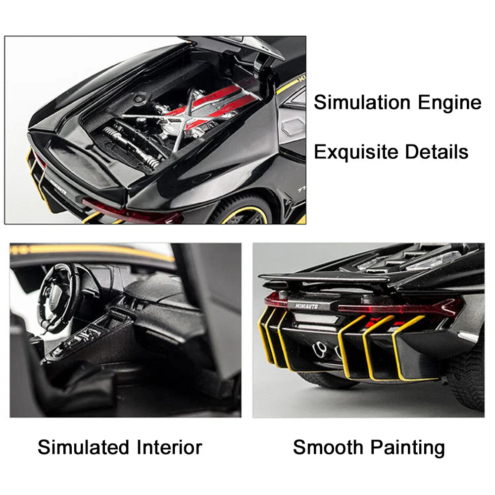 BDTCTK 1:32 Scale Diecast Model of The Lamborghini Centenario LP770-4 Toy