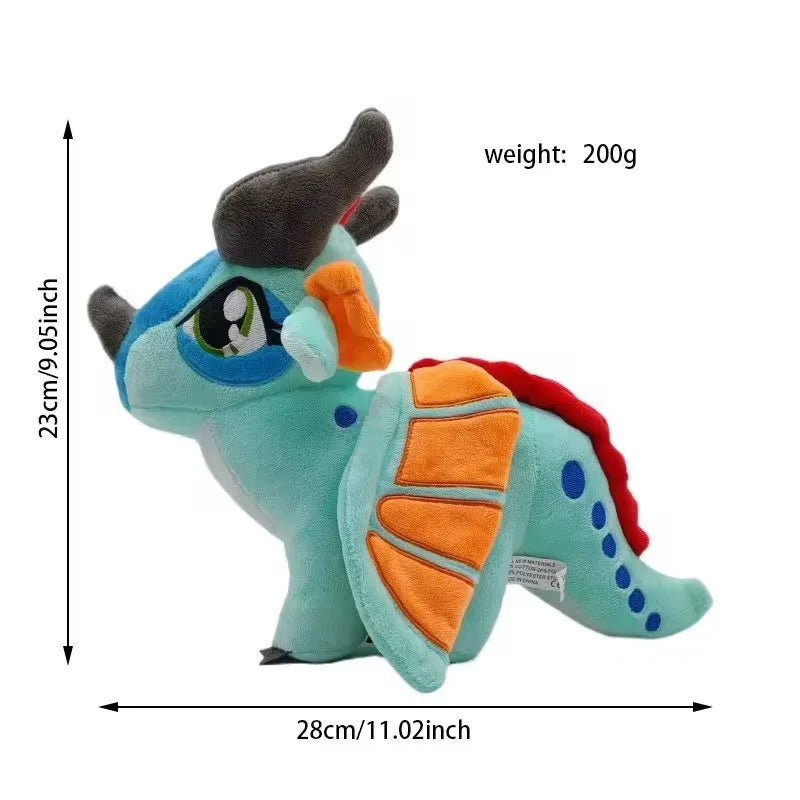 Wings of Fire Plush Toys Dragon Soft Stuffed Animal Doll Cute Companion Special Gift for Kids Boys and Girls or Room Decoration