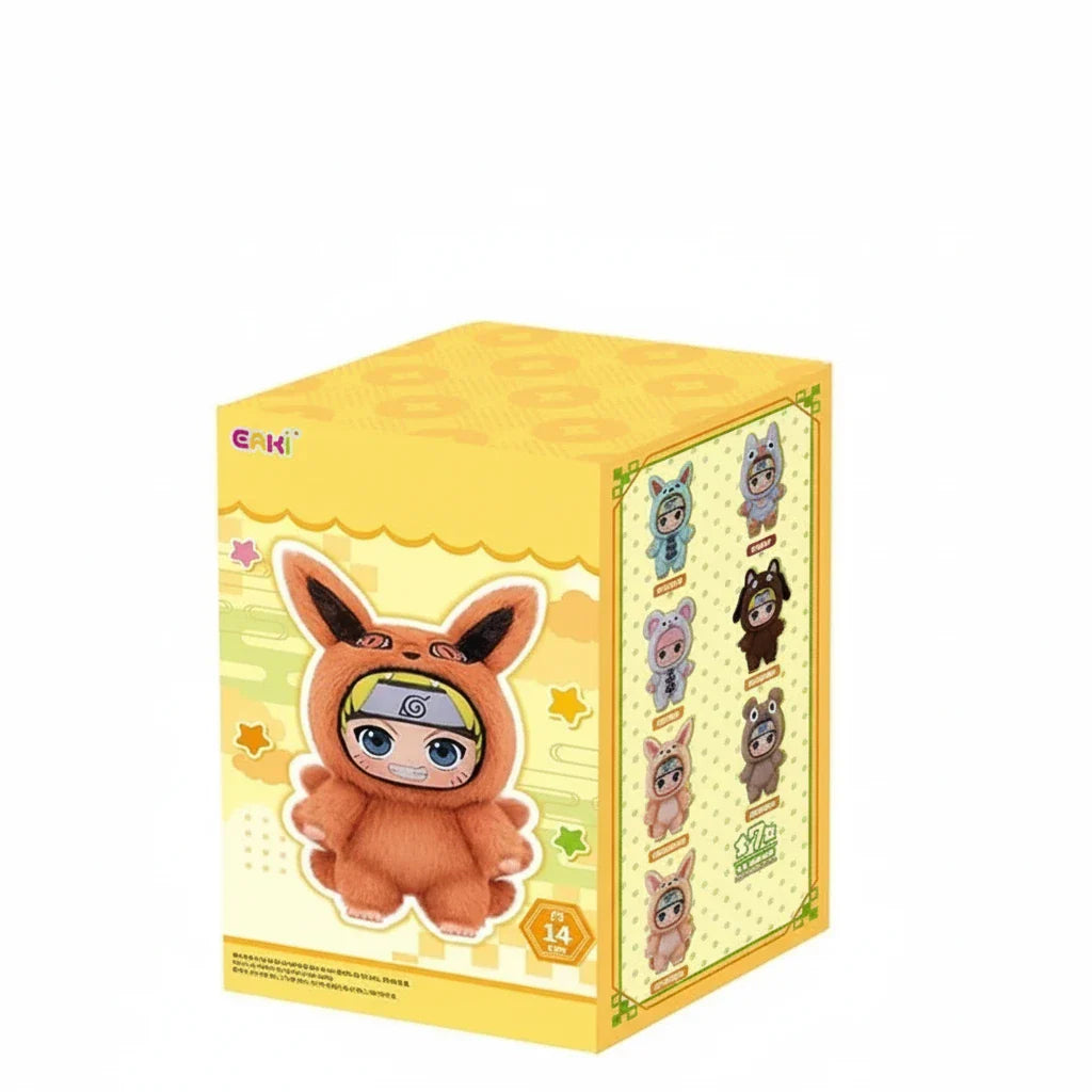 Naruto Beast Party Plush Keychain Blind Box, random 1pcs with box