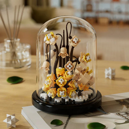 Creative Building Block Flower Display 240pcs