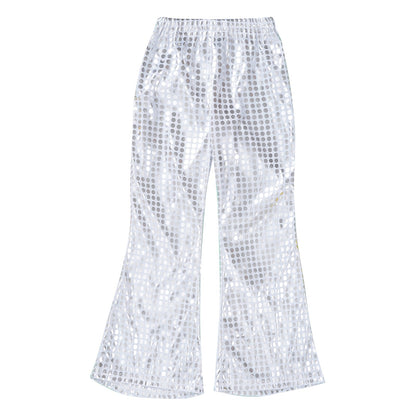Kids Sequin Flared Trousers (Age 24M-16YRS)
