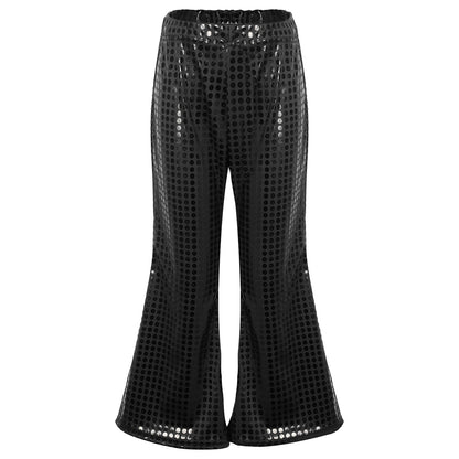 Kids Sequin Flared Trousers (Age 24M-16YRS)