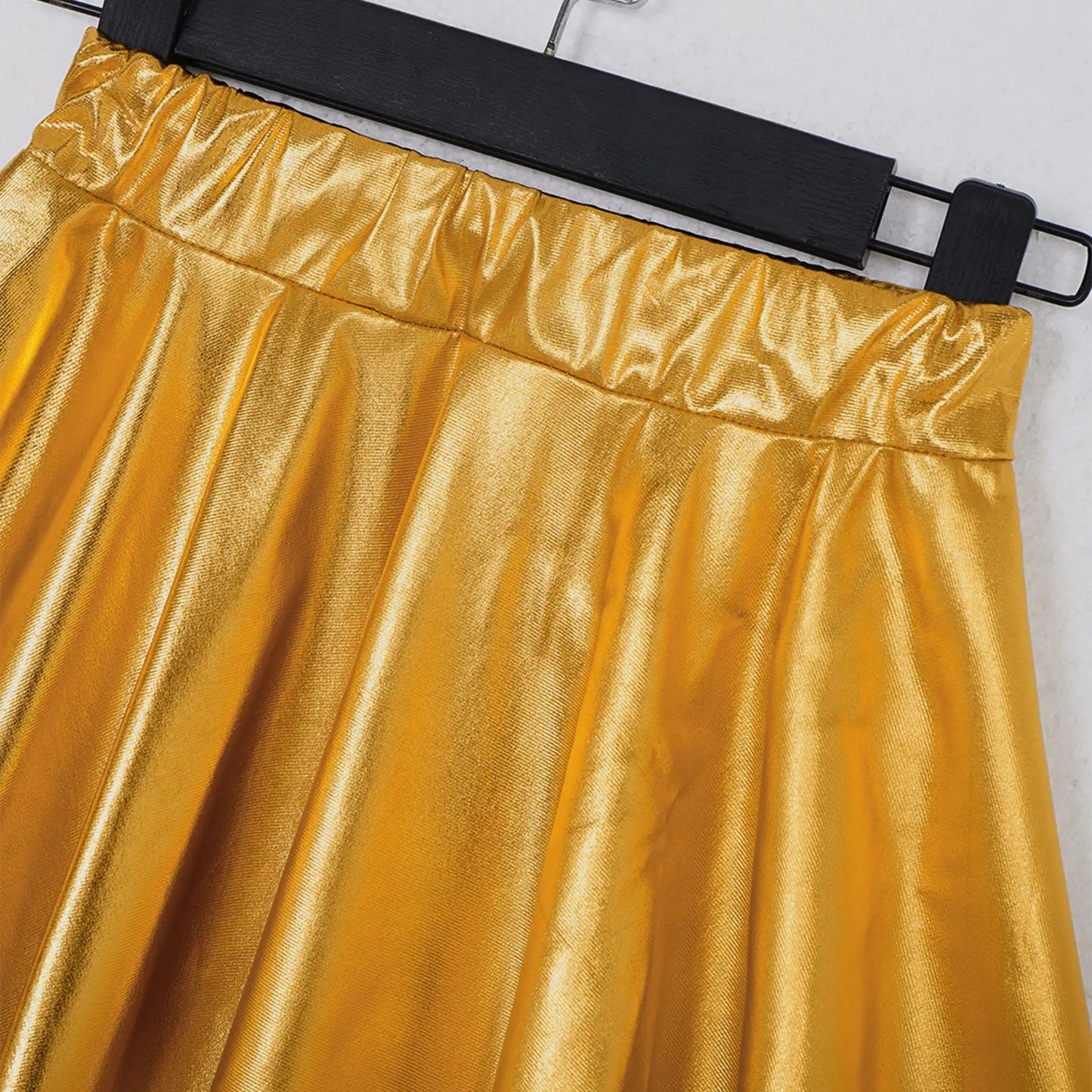 Girls Metallic Pleated Skirt (Age 2-16 YRS)