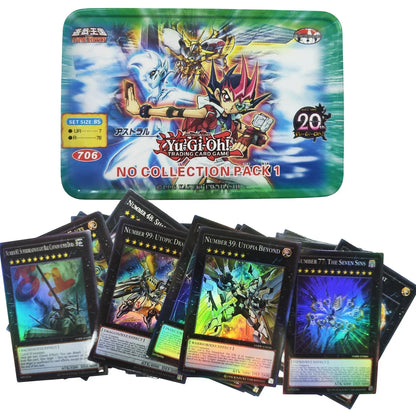 Yu-Gi-Oh! Exodia Pack – English Holographic Duel Card Set with Golden White Dragon & Tin Box | Collector’s Edition