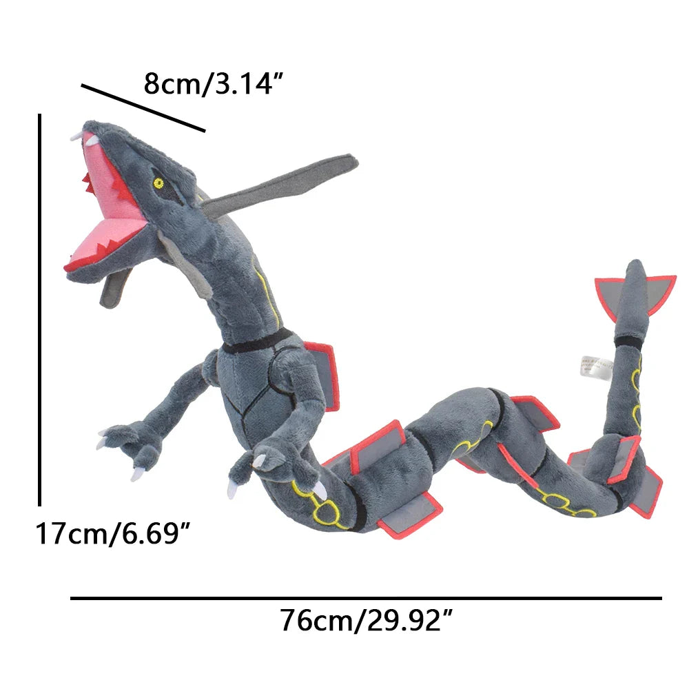 Plush Shiny Rayquaza Stuffed Toy - 76cm