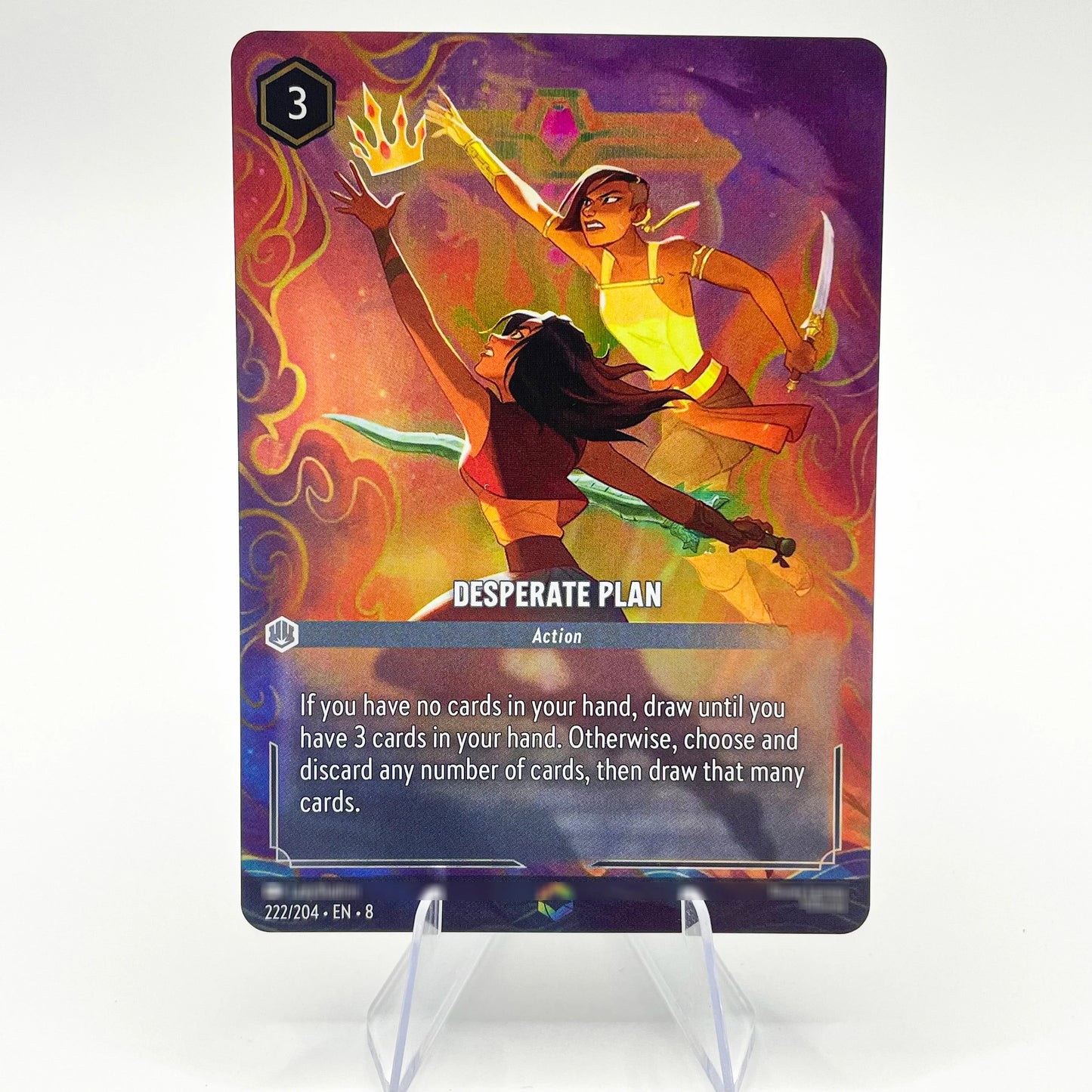 Lorcana Proxy Chapter 8 – Enchanted Foil TCG Card Set | Mushu, Perdita, Bambi, Lilo, Jasmine, Kuzco | English Edition 222-EN-8