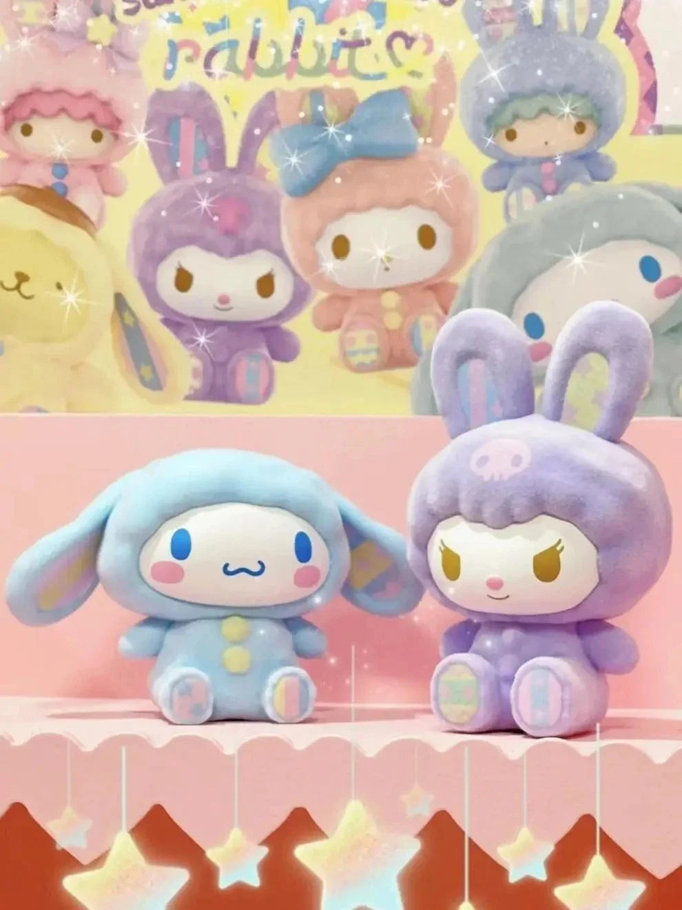 Sanrio Rabbit Series Blind Box – Kuromi, Melody, Yugui Dog & More