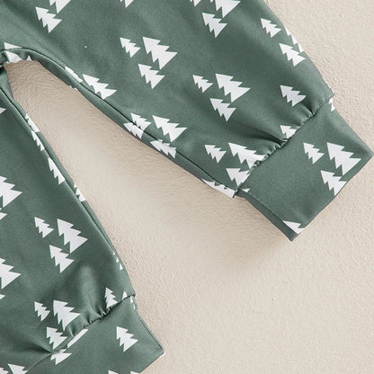 Baby 1st Christmas Bodysuit Trousers & Hat (Age Newborn-18M)