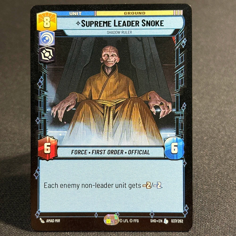 Star Wars Unlimited Proxy Card Set – Red Command Series | Boba Fett, Bodhi Rook, DJ Tech, Aggression & Barrage | Casual Play & Display (037)