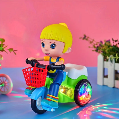 Robot Spinning Tricycle Light Up Toy