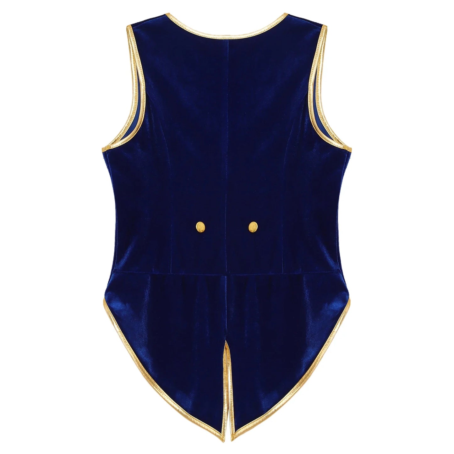 Boys Medieval Renaissance Tailcoat Vest Costume (Age 6-16YRS)
