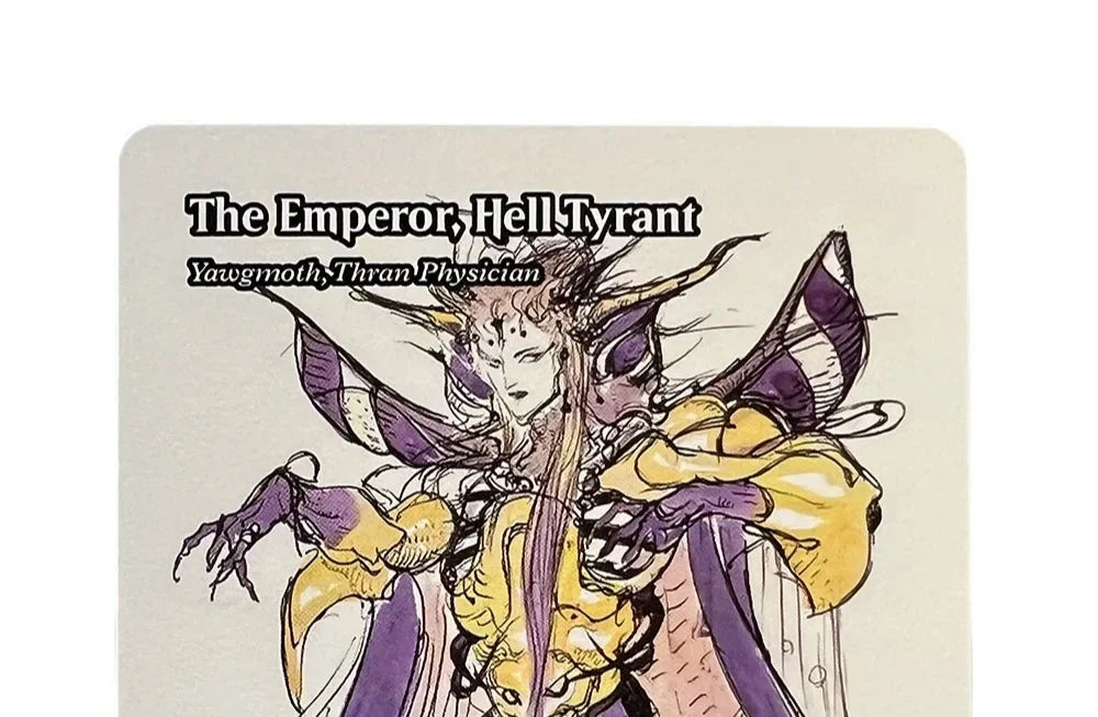 FCA/FIC Proxy Holo Cards – Kefka Palazzo & Blessing of the Oracle | Fantasy TCG Display & Casual Play Holo 011 FCA