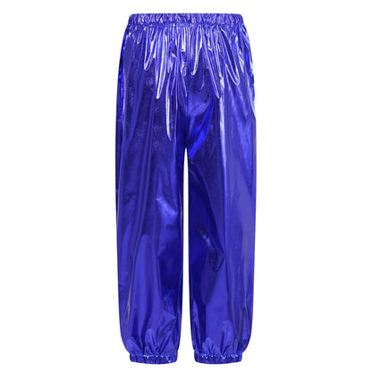 Kids Metallic Dance Trousers (Age 24M-16 YRS)
