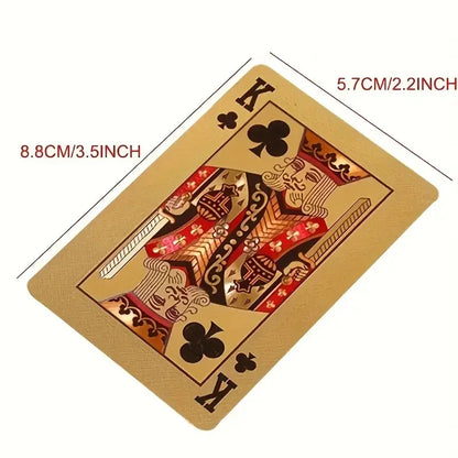 24K Gold Poker Playing Cards Deck