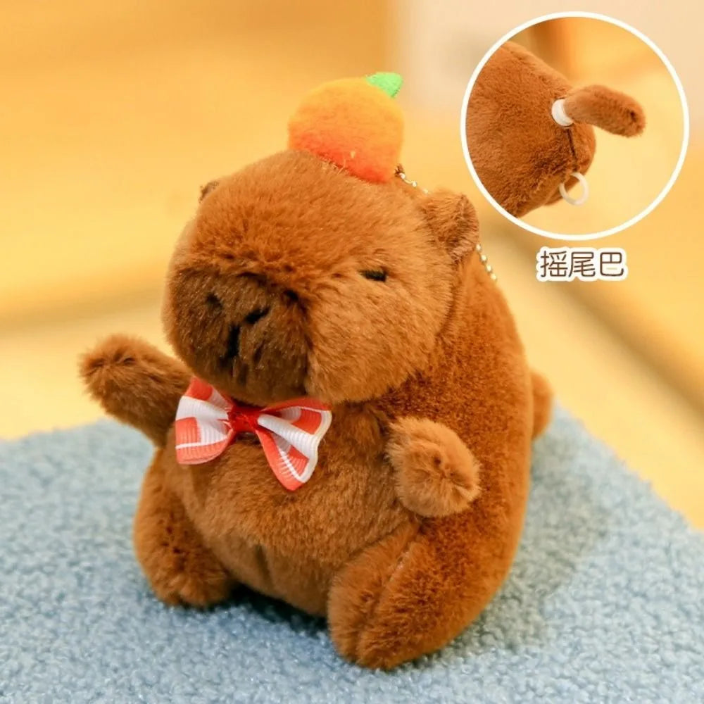 Plush Cute Capybara Stuffed Toy Hoodie with Wings - 12cm 11