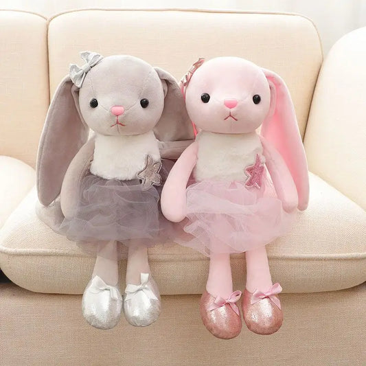 Plush Long Eared Ballerina Stuffed Toy - 35-39cm