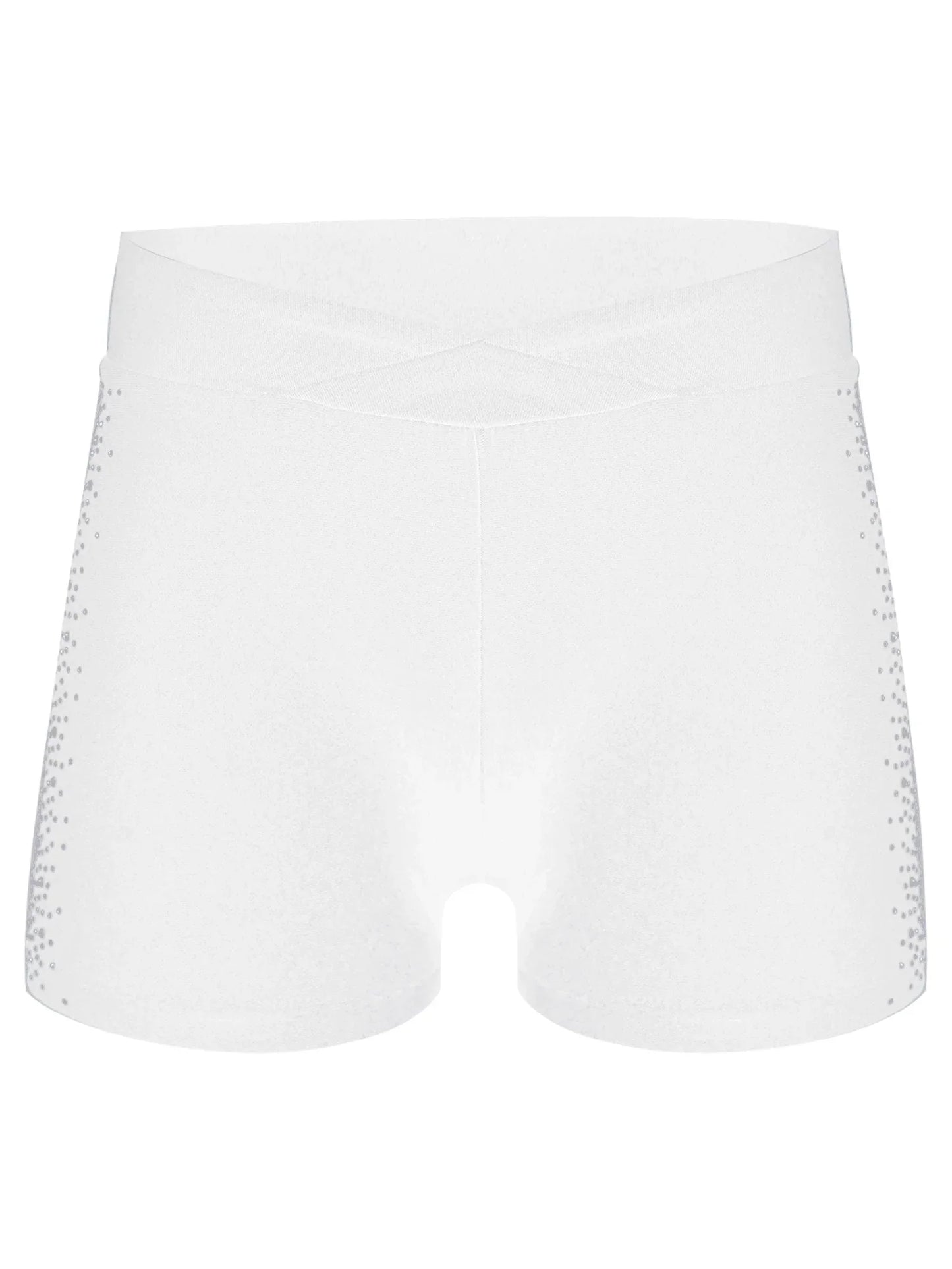 Girls Rhinestones Dance Shorts (Age 4-16 YRS)