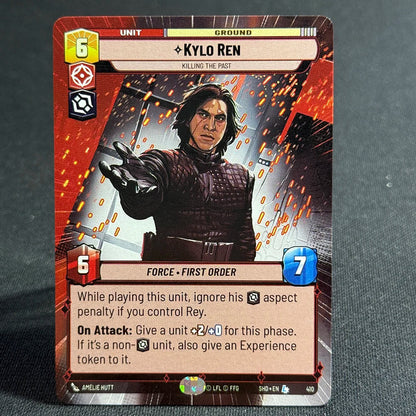 Star Wars Unlimited Proxy Card Set – Red Command Series | Boba Fett, Bodhi Rook, DJ Tech, Aggression & Barrage | Casual Play & Display Kylo Ren(410)