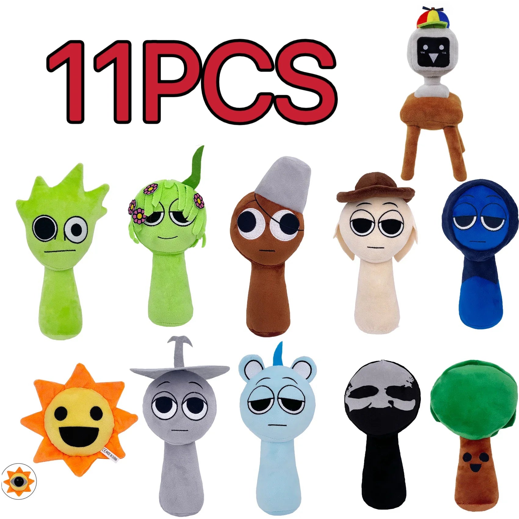 Plush Sprunki Incredibox Stuffed Toy - 20cm
