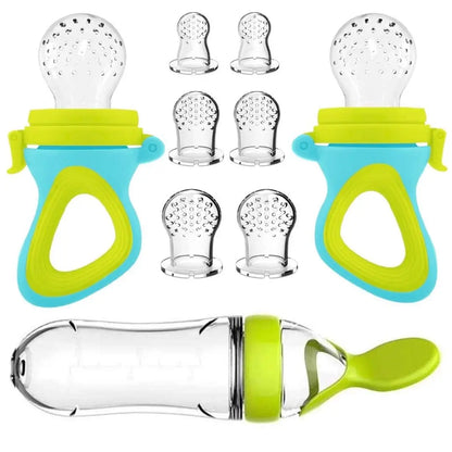 Silicone Fresh Food Feeders: Green