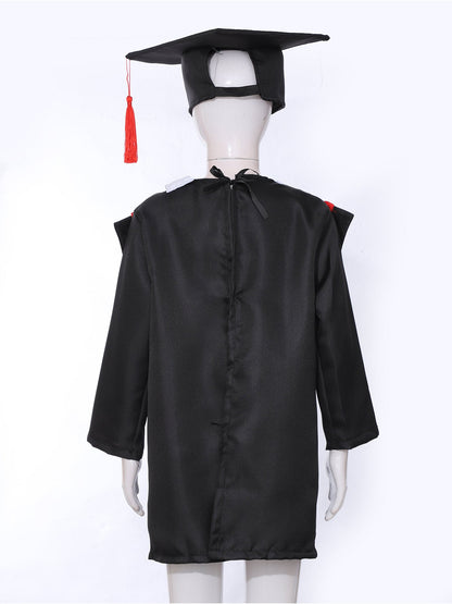 Kids Graduation Gown With Tassel Cap (Age 4-12YRS)