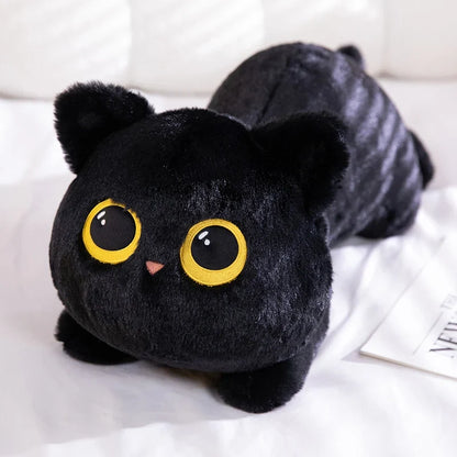 Plush Black Cat Pillow Stuffed Toy 50-90cm