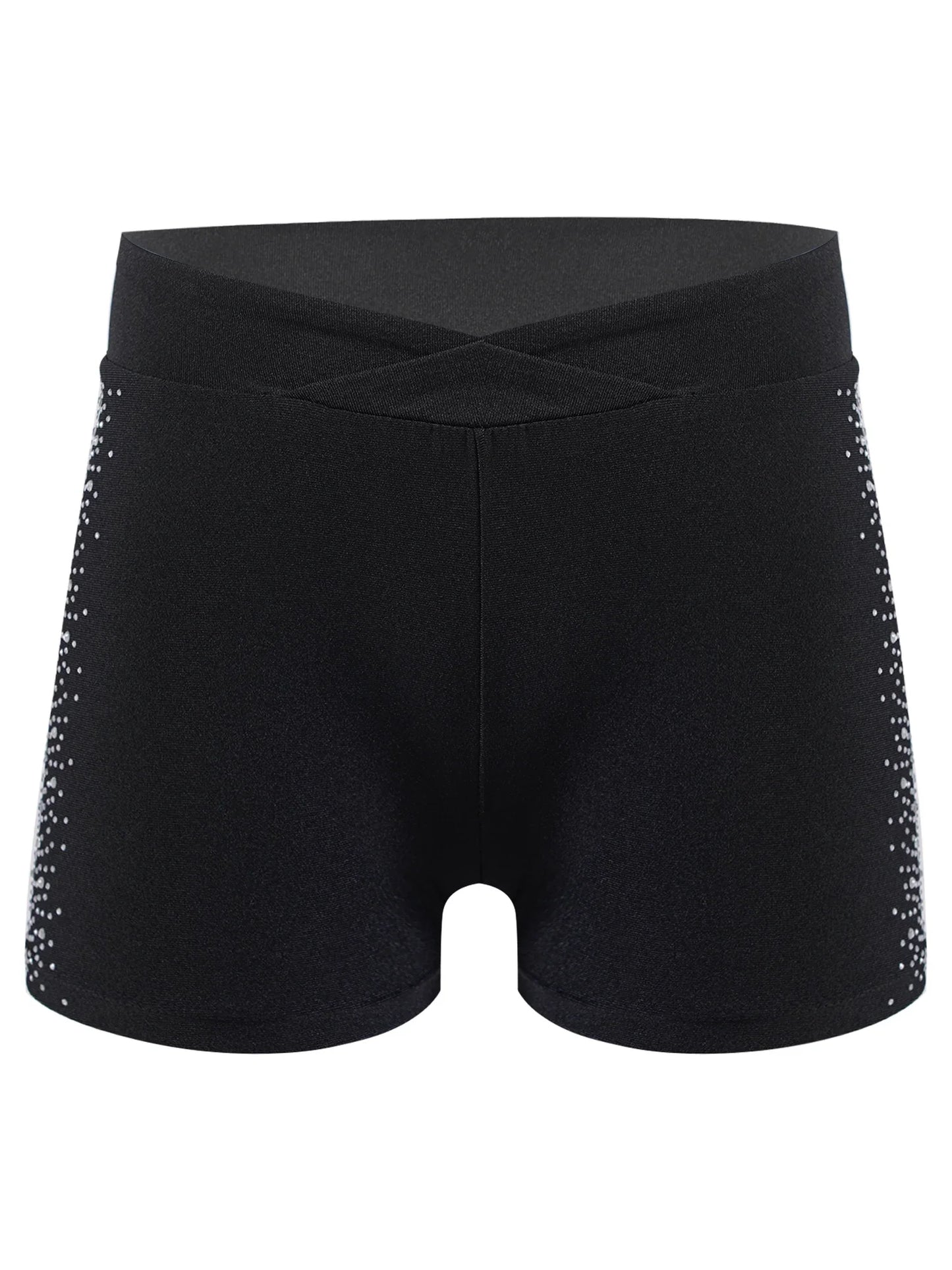 Girls Rhinestones Dance Shorts (Age 4-16 YRS)