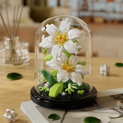 Creative Building Block Flower Display 285pcs 1
