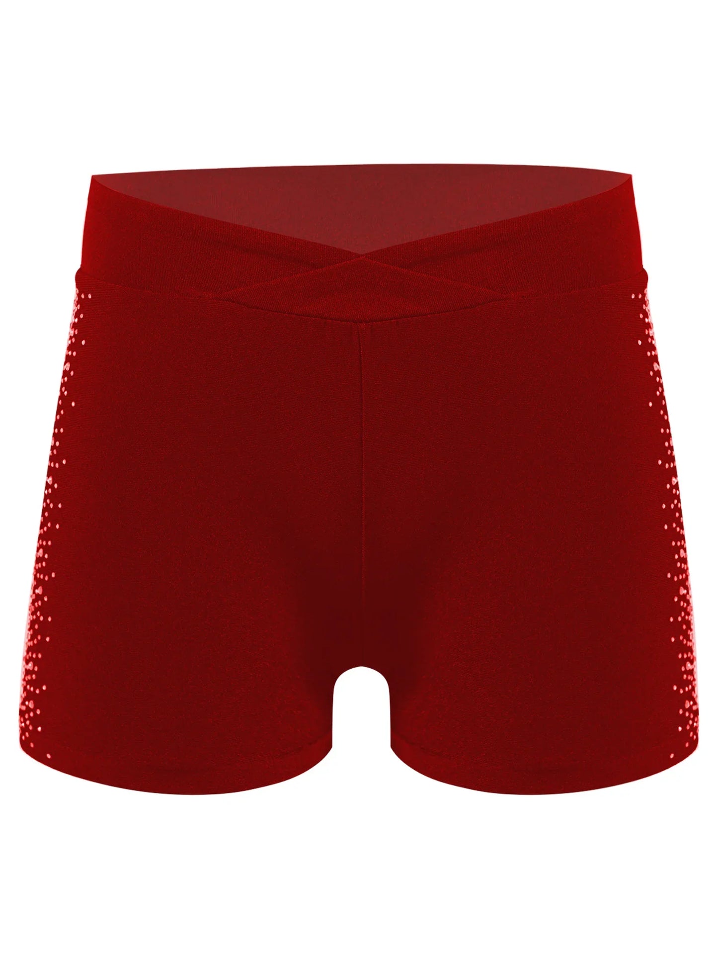 Girls Rhinestones Dance Shorts (Age 4-16 YRS)