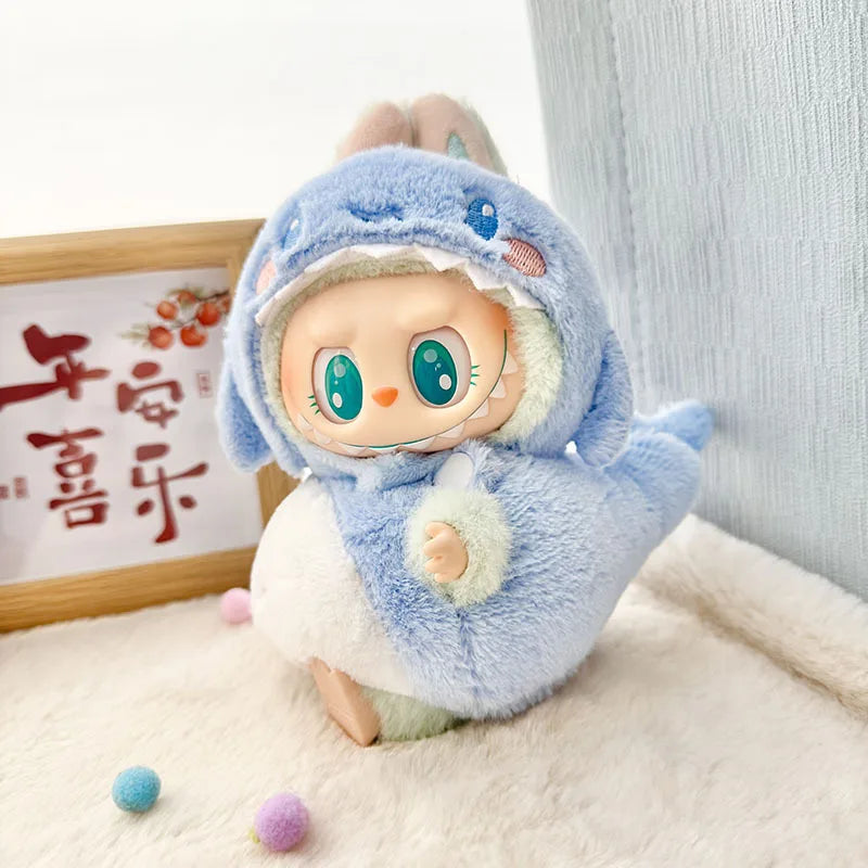 Clothes For Labubu Doll Bee Dinosaur Shark Accessories - 15-17cm