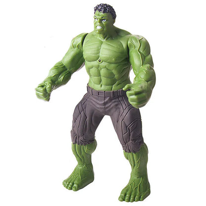 Avengers Superhero Action Figure – Spider‑Man / Iron Man / Hulk / Captain America | Movable Joints • Luminous Hand • Collectible Toy F