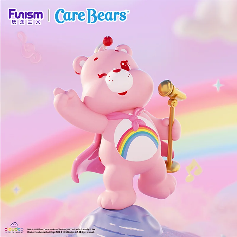 MINISO Care Bears Healing Planet Series Blind Box Mystery Box Caixa Sorpresa Girls Anime Figures Cute Model Birthday Gift