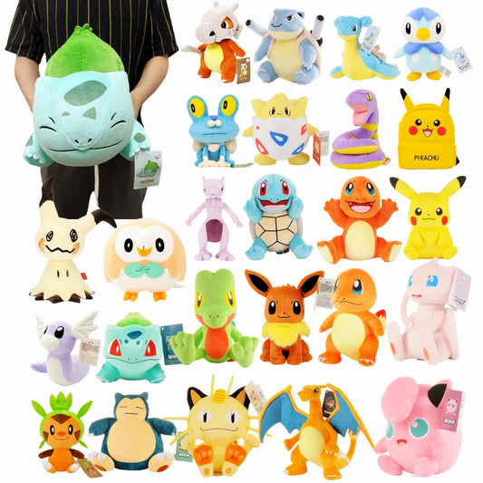 Plush Pokemon Plush Charmander Squirtle Pikachu Plush Bulbasaur Stuffed Toy