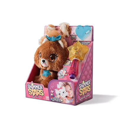 Shimmer Stars Plush Cat Stuffed Toy