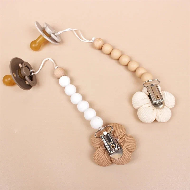 Baby Silicone Flower Pacifier Chain