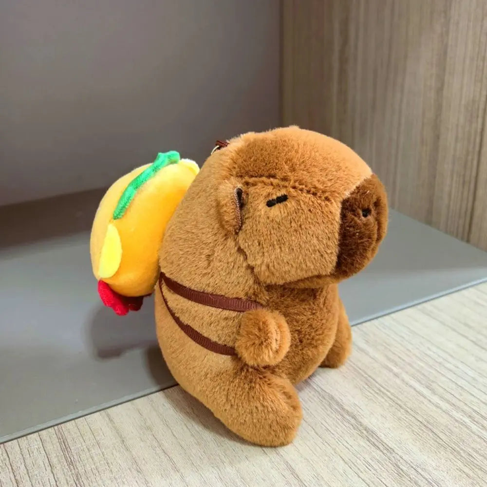 Plush Cute Capybara Stuffed Toy Hoodie with Wings - 12cm 10