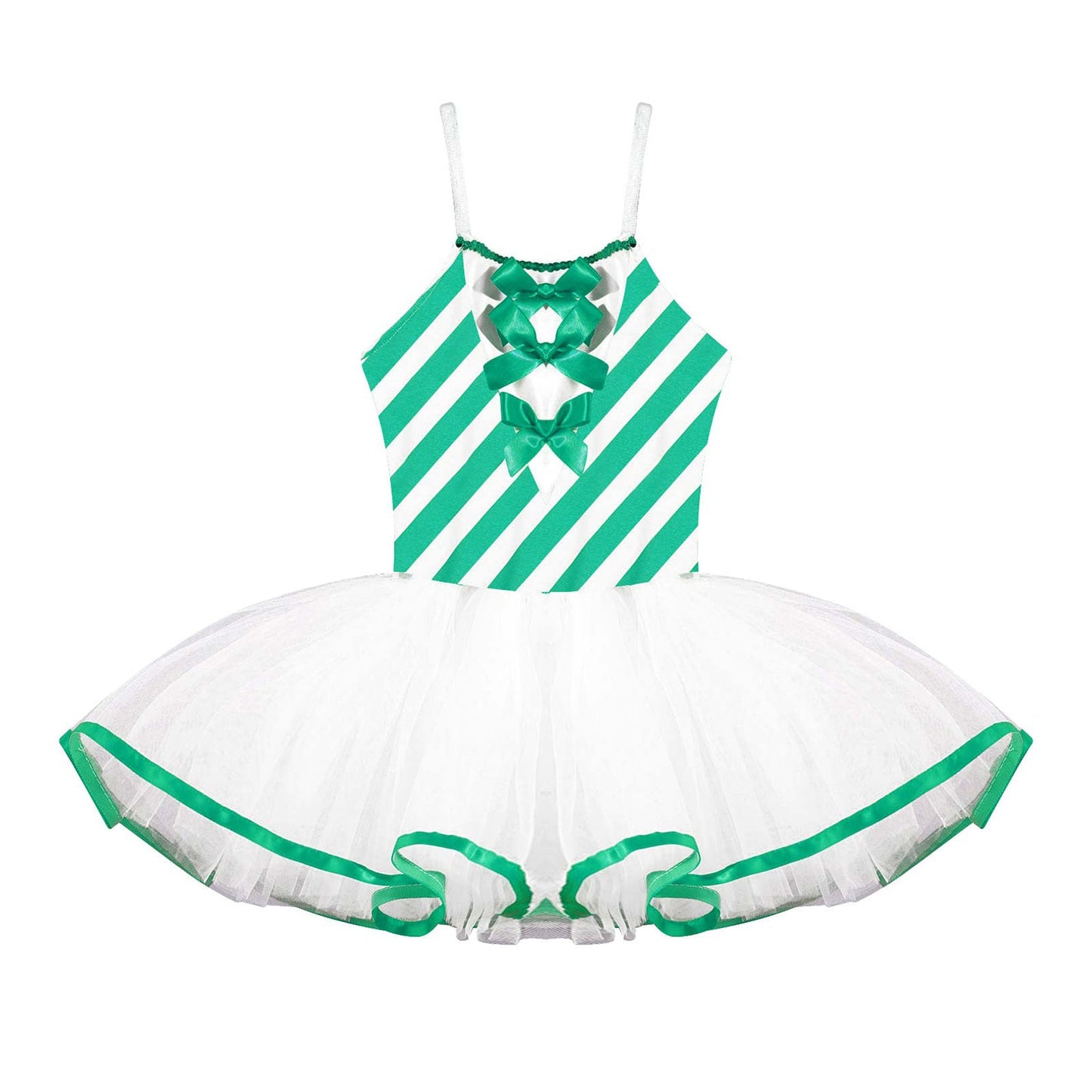 Girls Ballerina Fairy Prom Leotard Dress (Age 4-14 YRS)