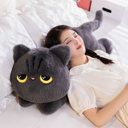 Plush Black Cat Pillow Stuffed Toy 50-90cm