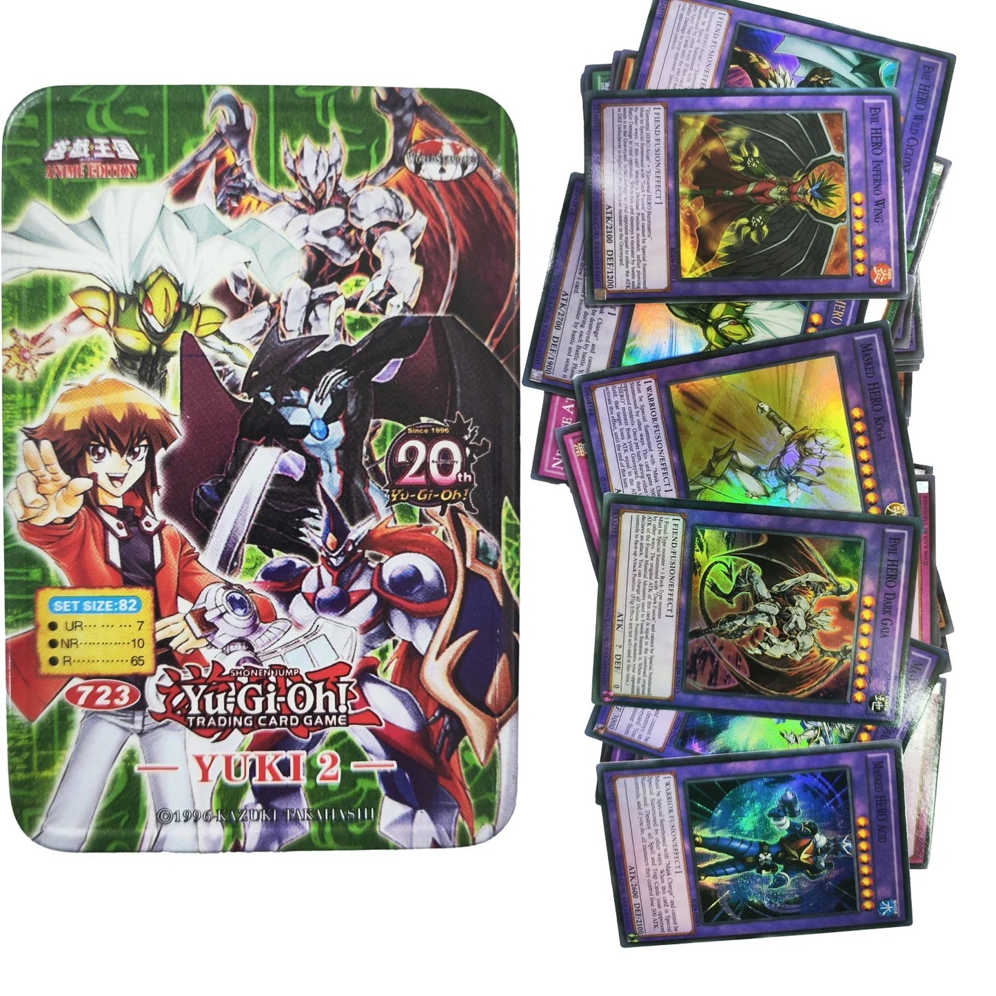 Yu-Gi-Oh! Exodia Pack – English Holographic Duel Card Set with Golden White Dragon & Tin Box | Collector’s Edition