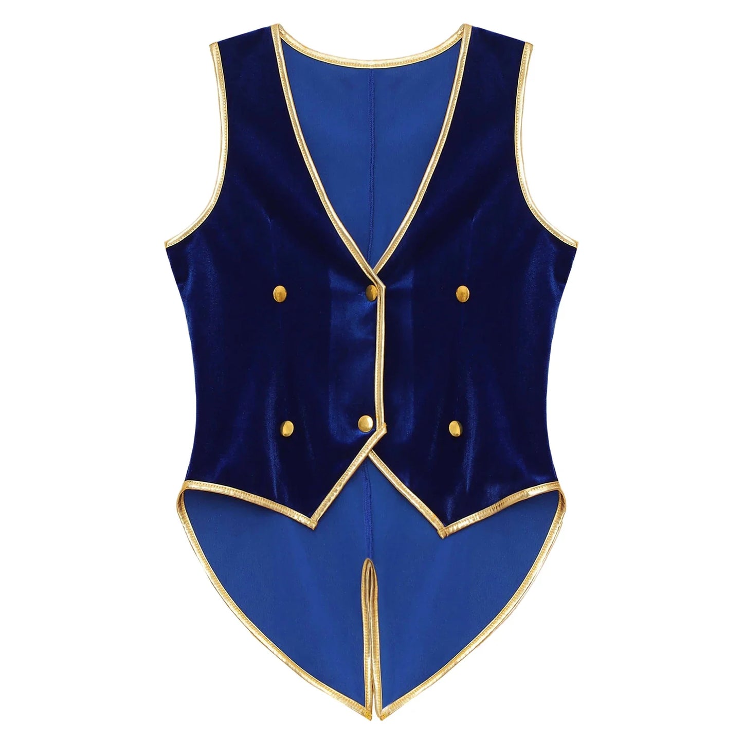 Boys Medieval Renaissance Tailcoat Vest Costume (Age 6-16YRS)