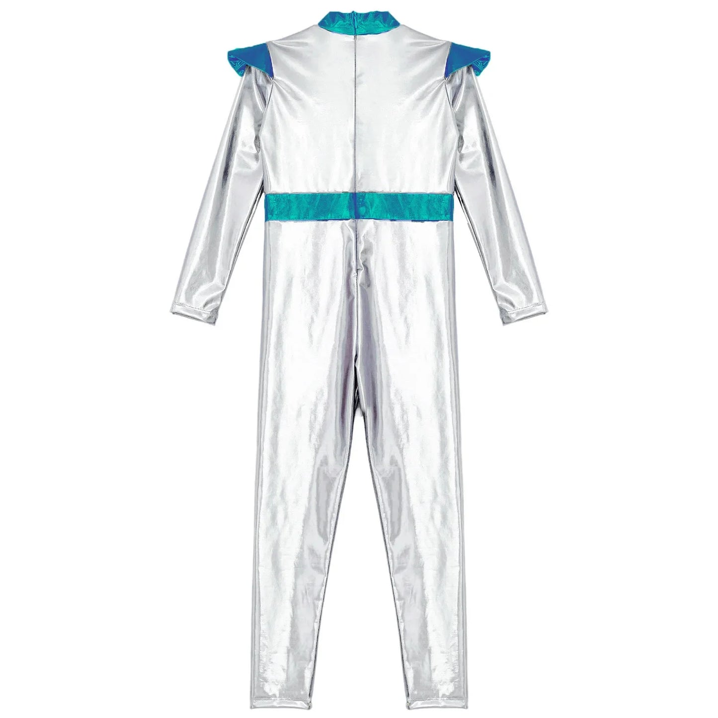Girls Alien Robot Costume Jumpsuit (Age 6-16 YRS)
