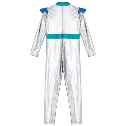 Girls Alien Robot Costume Jumpsuit (Age 6-16 YRS)