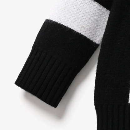 Boys Football Stripe Knit Sweater (Age 24M-6 YRS)